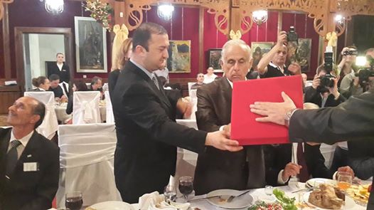 الإستقبال الإحتفالي الذي أقامته غرفة التجارة و الصناعة في جمهورية أبخازيا على شرف اتحاد الصحفيين الأتراك : 